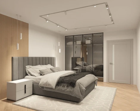 Профиль Flod для создания декоративных ниш в натяжном потолке, алюминий, белый DK5850-WH Denkirs