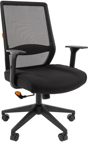 Компьютерное кресло CHAIRMAN 555 LT (Металл,Пластик,Ткань,Сетка/Черный)