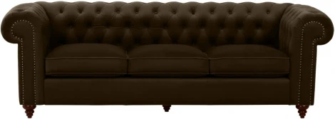 Диван Chester Classic ОГОГО (арт.344526), (Ткань/Коричневый)