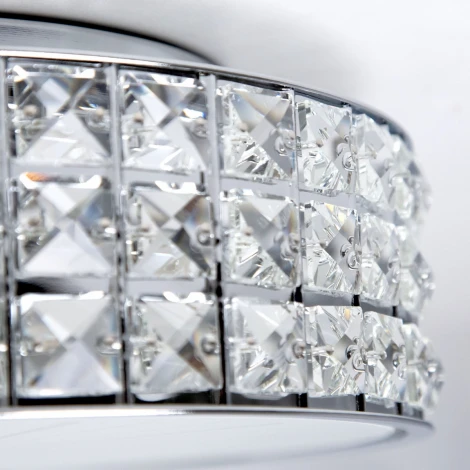 Потолочный светильник круглый Citilux Портал CL324131 (220V, хрусталь K9, звезды)