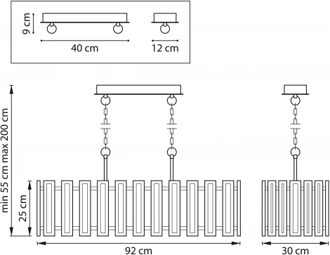 Подвесная люстра Agave 712164 (220V, на цепи, круглые)