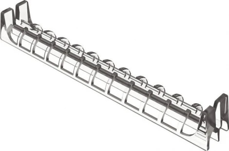 Душевой лоток Berges Wasserhaus Super Slim 400 глянцевый хром, боковой