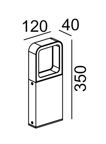 Наземный светильник Oasis Light W61865-350