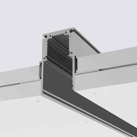Шинопровод под гипсокартон низковольтный белый 1м Feron CABM1001 41964