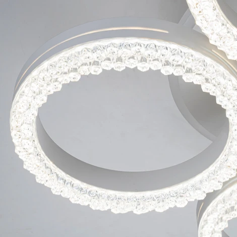 Потолочная люстра RGB Escada Albus 10276/4 LED*70W White APP 10276/4LED (220V, пульт управления, управление смартфоном)