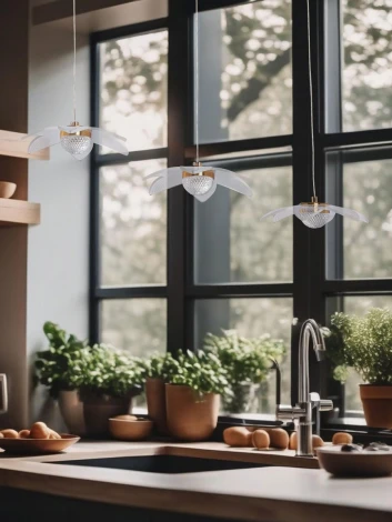 Подвесной светильник De City Оскар 510014503 (LED, 220V, на проводе, цветы)