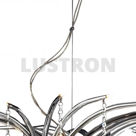 Подвесная люстра N-Light MD2310 MD2310/30 chrome, white crystal ASFOUR