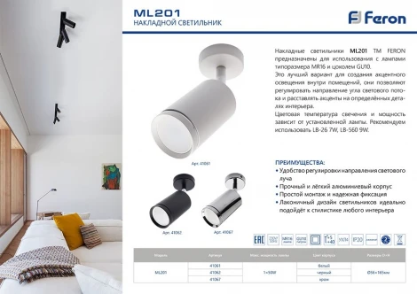 Спот Feron 41062 (220V, круглые)