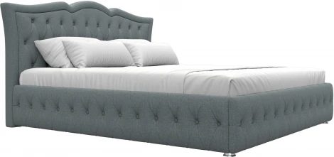 Кровать интерьерная Герда 180 (Серый/Рогожка) Лига Диванов арт.123069