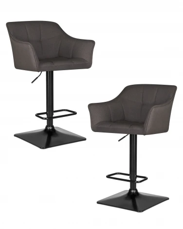Набор 2 шт стул барный DOBRIN RALF (темно-серый (LAR-106D-26))