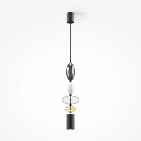 Подвесной светильник Maytoni Monochrome MOD071PL-L8B3K3 (220V, на проводе, бусы)