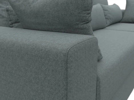 Диван угловой Майами правый угол (Серый/Рогожка) Лига Диванов арт.121159