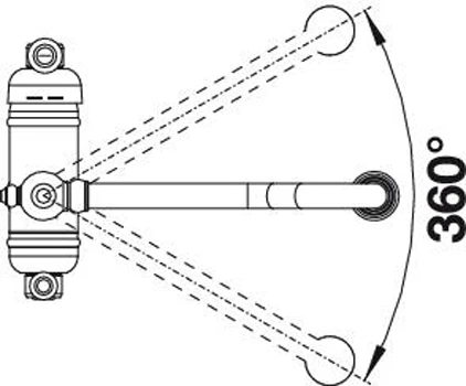 Смеситель Blanco Sora 524218 для кухонной мойки