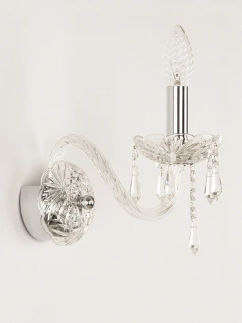 Бра Bohemia 104 104B/1/165 Ni (220V, подвески, подсвечник, свеча)