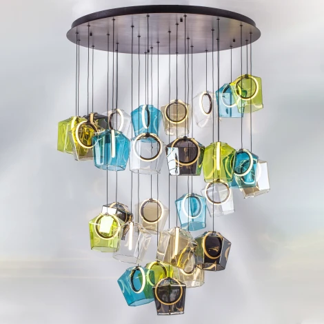 Потолочная люстра каскадная Lightstar Caramello 796289 (LED, 220V, на проводе)