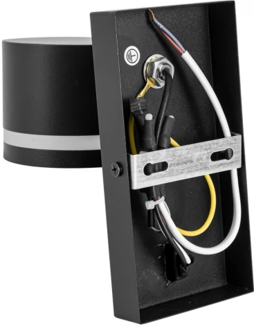 Спот с выключателем Lumion Lanika 8339/1W хром/черный, металл/акрил GX53 LED 7W 220V