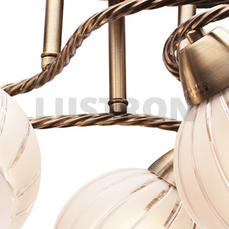 Потолочная люстра IDLamp Carlota 244/3PF-Oldbronze