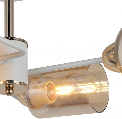 Потолочная люстра на штанге ILLUMICO IL8243-4COU-79 WH GD (220V)