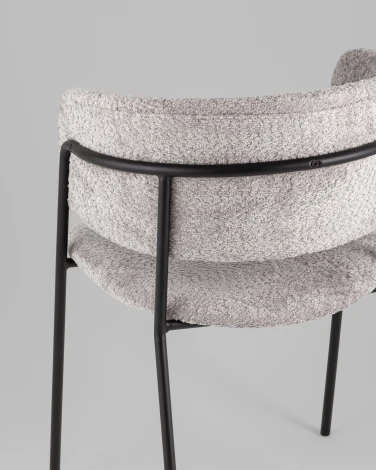 Кресло Нэлли New, букле светло-серый Stool Group арт.УТ000039411
