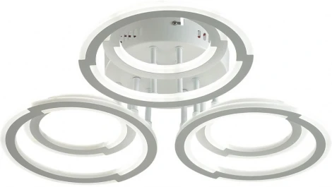 Потолочная люстра Lumion Osaka 8028/80CL белый/белый, металл/акрил с ПДУ LED 80W 3000-6000К 220V