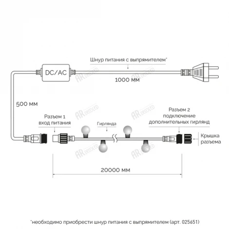 Гирлянда Ardecoled ARD-BALL-CLASSIC 025576