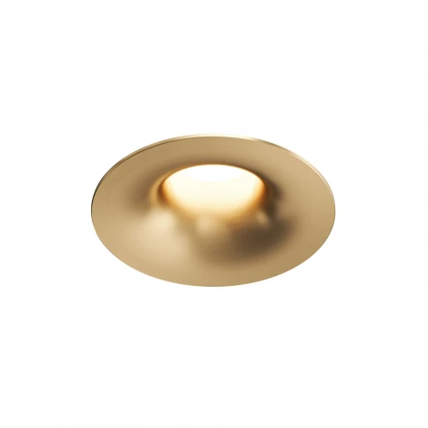 Встраиваемый светильник точечный Denkirs Shine Glow DK2430-SB сатинированная латунь