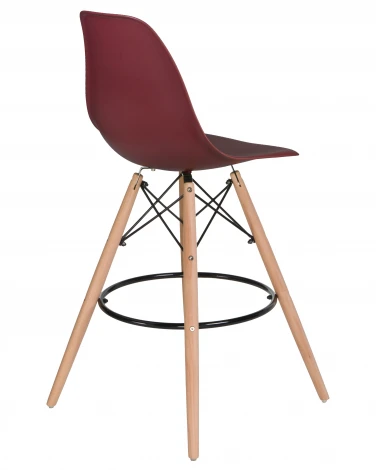 Стул барный DSW BAR (ножки светлый бук, цвет сливовый (R-13))