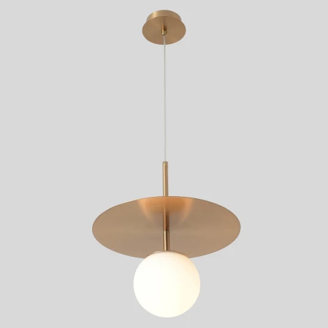 Подвесной светильник Crystal Lux UVA SP1.1 BRASS (220V, на проводе, шар)