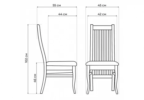 Деревянный стул Арлет мягкое сидение Woodville 621711