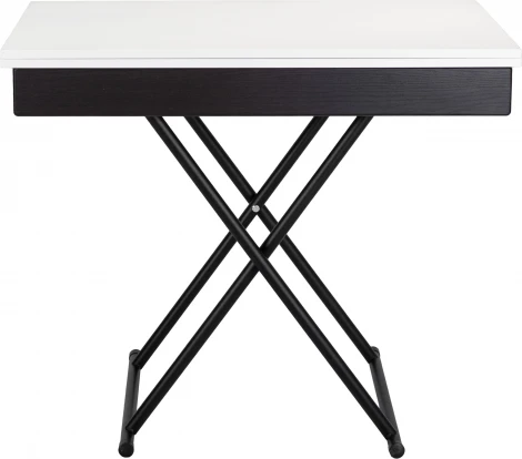 Стол-трансформер Лерон белый/черный Mebelik арт.009210