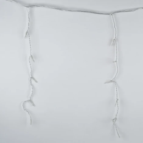 Бахрома светодиодная с эффектом мерцания, 12м. соединяемая, 195 светодиодов, синий свет Uniel ULD-B12006-195/TTK BLUE IP44