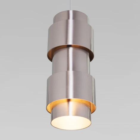 Подвесной светильник Eurosvet Mark 50235/1 никель (220V, на проводе, круглые)