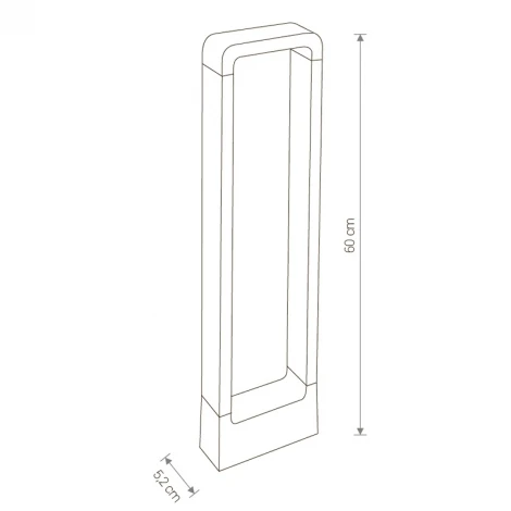 Наземный светильник светодиодный Thika 9118 IP54 Nowodvorski (220V)