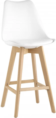Стул барный Stool Group FRANKFURT белый УТ000025486