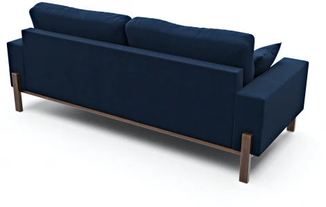 Диван Arsko прямой Хангель велюр синий