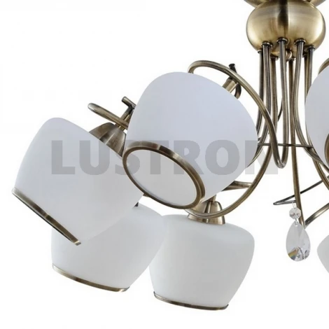 Потолочная люстра IDLamp 802 802/8PF-Oldbronze