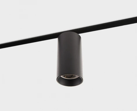 Трековый светильник магнитный 18W 48V Italline IT012-5027 black 3000K (LED, круглые)