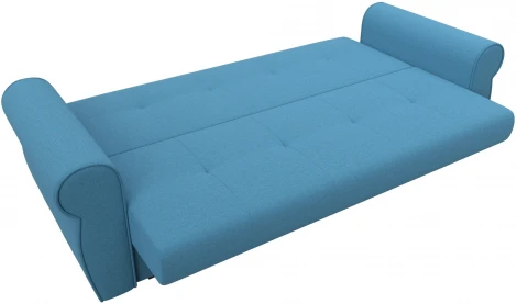 Диван-книжка Лига-019 (Голубой/Рогожка) Лига Диванов арт.125611