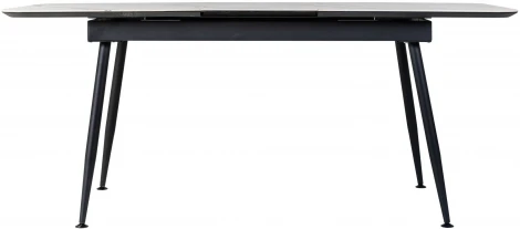 Стол R-Home Месси раздвижной 120-160 Светлый мрамор/Бабочка