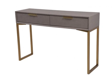 Стол-консоль IST-CASA Логан с 2-мя ящиками MC9001-120GR, 120х35х78 см, светло-серый