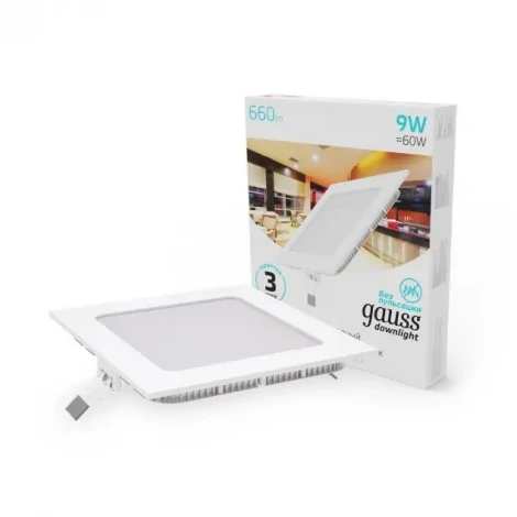 Встраиваемый точечный светильник Gauss 940111209 (LED, 220V)