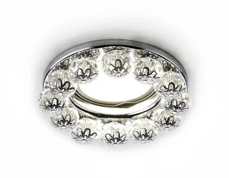 Встраиваемый точечный светильник Ambrella K203 CL/CH (220V)