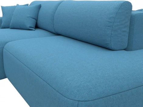 Диван угловой Лига-036 НПБ Модерн левый угол Лига Диванов (Рогожка) арт.125473L