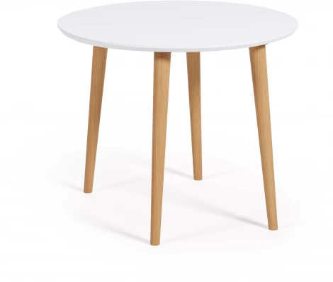 Стол обеденный La Forma (ex Julia Grup) Oqui (Белый/ МДФ,Дерево,Бук)