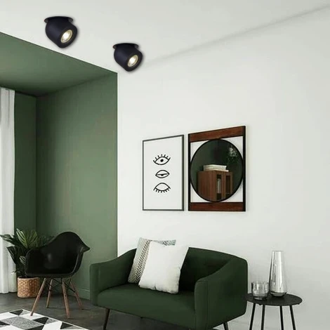 Встраиваемый спот светодиодный Reluce 84063-9.0-001AY COB8W BK (220V)