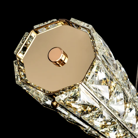 Подвесной светильник светодиодный хрустальный Modelux ML.340.1200 GD