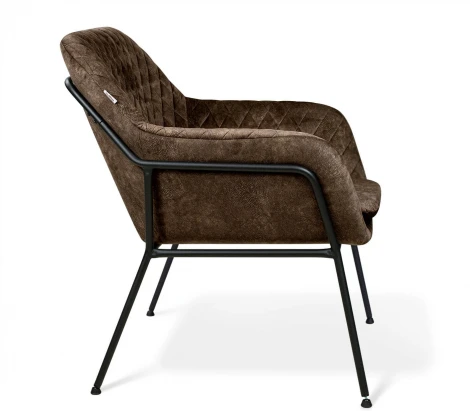 Кресло Sheffilton SHT-AMS2-2 кофейный трюфель/черный муар от фабрики Sheffilton