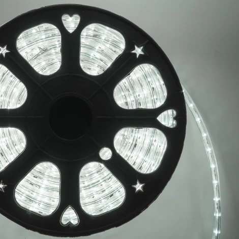 Светодиодный Дюралайт диаметр 13 мм дневной 220В, 36 LED/м, , IP65, бухта 100м Laitcom F3-H1-220V-DW