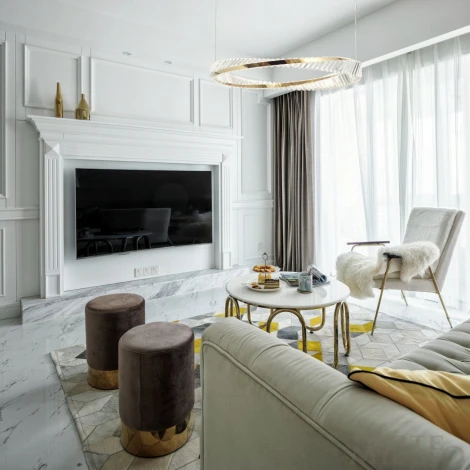 Подвесной светильник Arte Milano Venezia 318311/D800 GD (регулировка яркости, LED, 220V, хрусталь, пульт управления, на тросе, кольцо)