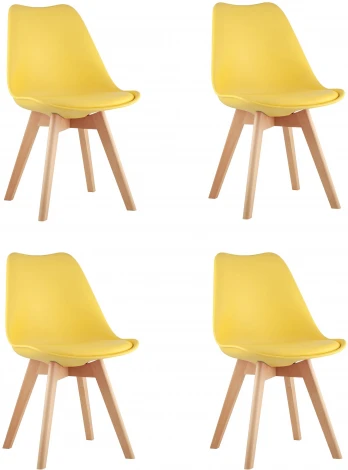 Стул Stool Group FRANKFURT NEW желтый 4 шт УТ000037635